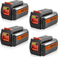 PENGJBATTER 4 Packs 40V 3000mAh Long-Lasting Battery Compatible for Black and Decker 40V Lithium Battery LBXR36 LBX2040 LBX2540 LBXR2036, Compatible with Black and Decker 40 Volt Power Tools