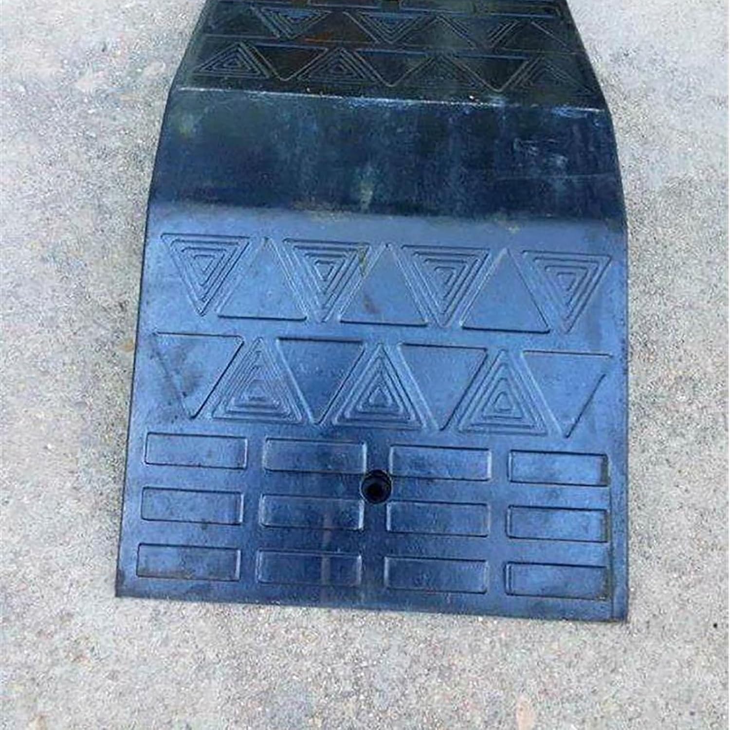 4' Rise Threshold Ramps for Doorways Portable Wheelchair Ramp with Anti-Slip Surface Rubber Threshold Ramp for Home Steps