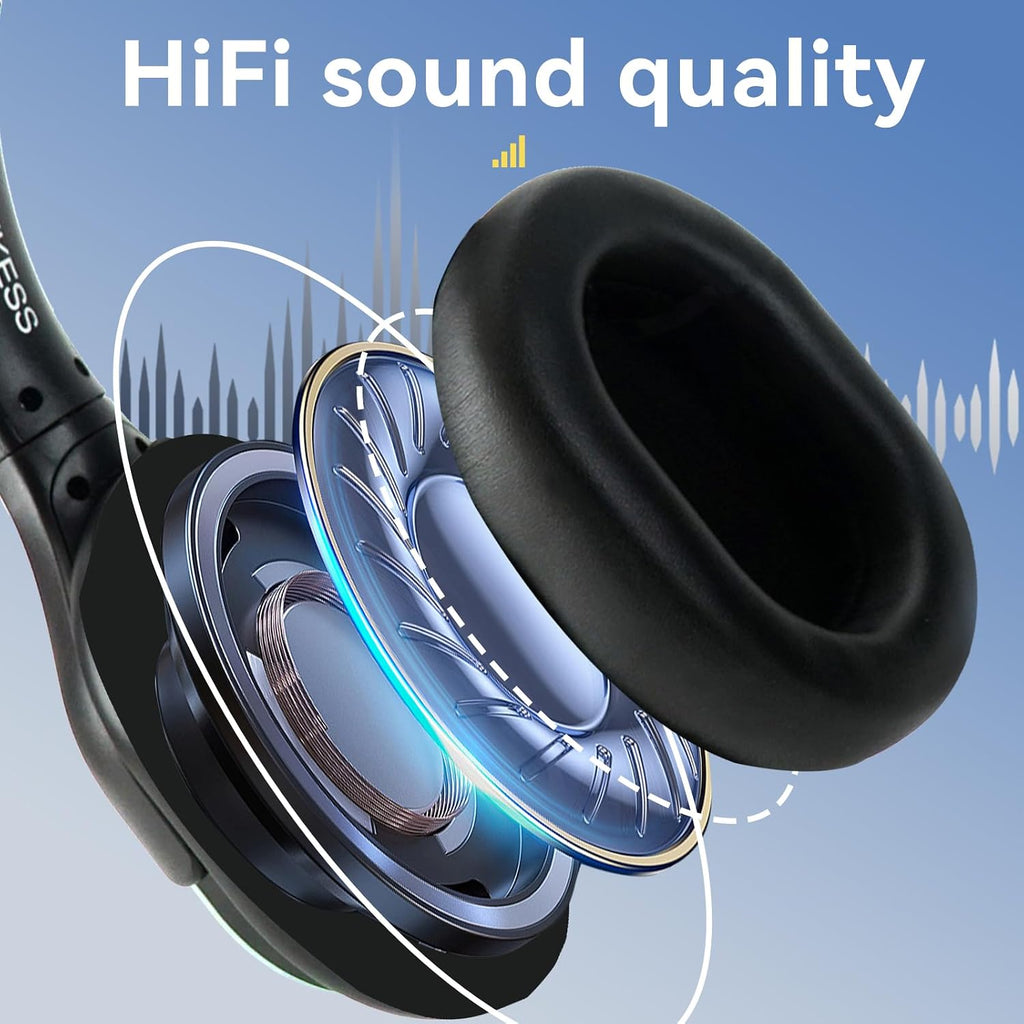 Retekess TA003 Silent Disco Headphone System,Silent Disco Headsets with 3 Channel, LED Lights, Hi-Fi Sound Quality, Easy Setup for Party, Club, Bar and DJ (Pack of 20)