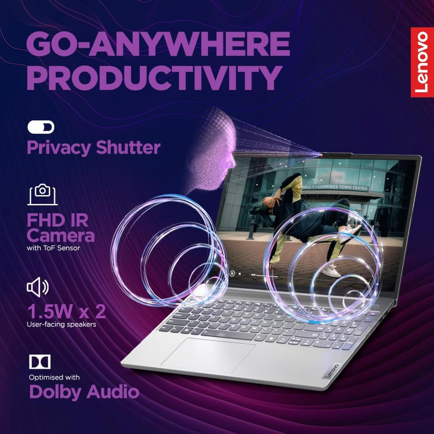 Lenovo IdeaPad Premium Series 15.6' FHD Touchscreen Laptop • Intel Core i5 10-Core Processor up to 4.4 GHz• 16GB RAM • 2TB PCIe SSD • Copilot & AI Ready • Bluetooth • WiFi 6 • Windows 11