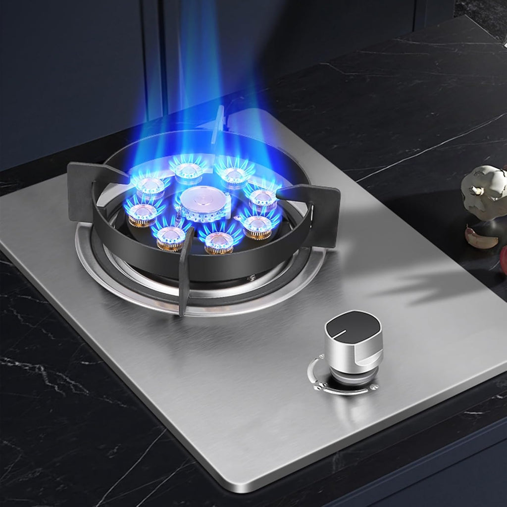 Gas Cooker,5.2kW Stainless steel single-Burner gas stove,Desktop and embedded dual-Purpose,for Family Restaurants(LPG)