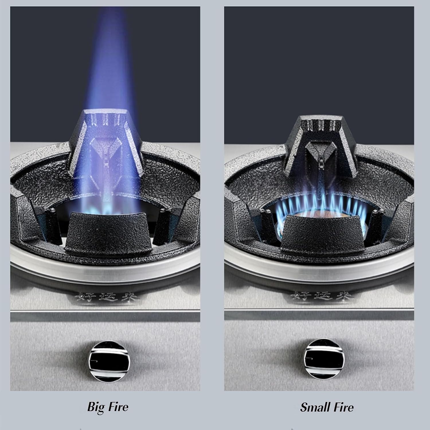 Single Burner Gas Stove,Medium and High Pressure Cast Iron Stove,with Thermocouple Protection,High Pressure Single Propane Burner,for Restaurant,fome