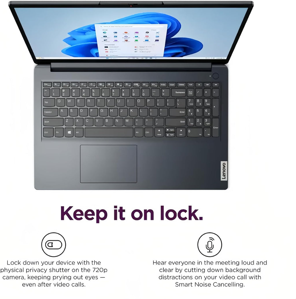 Lenovo IdeaPad 1i 15.6' FHD Touchscreen Laptop, Intel 13th Gen Core i5-1335U, Copilot AI, Webcam with Privacy Shutter, Numeric Keypad, Wi-Fi 6, Windows 11 Home, w/Mouse (24GB RAM | 1TB SSD)