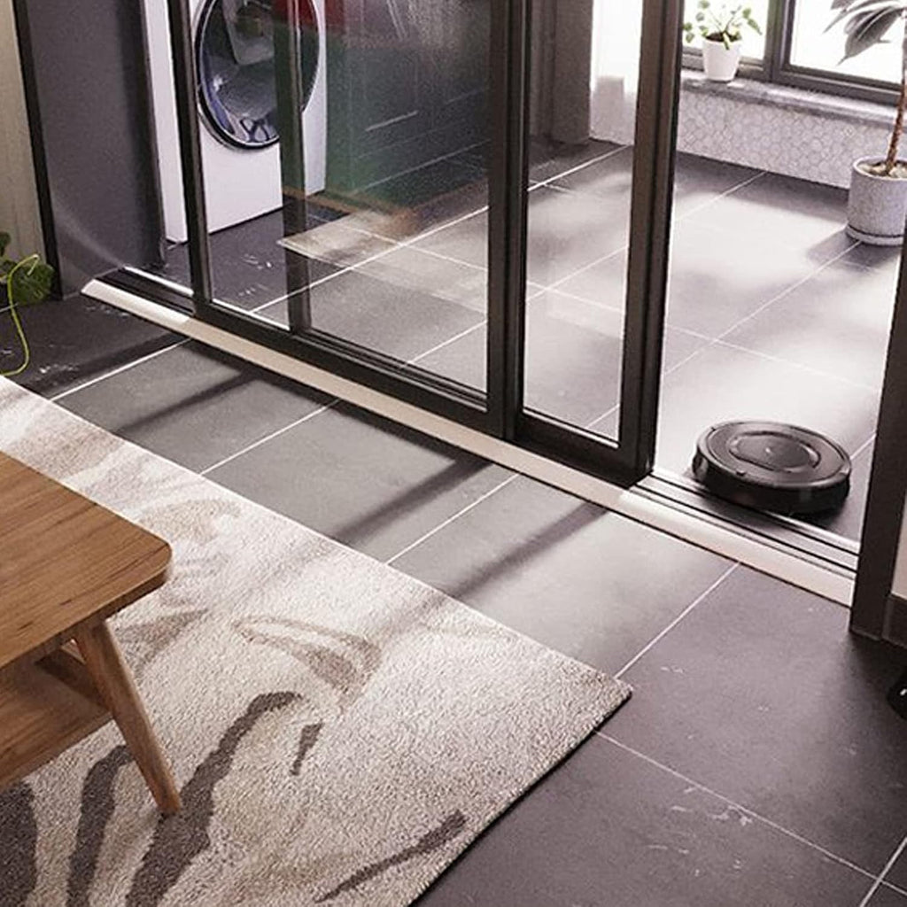 2 Inch Portable Threshold Ramp for Doorways - Heavy Duty Rubber Wheelchair Access Ramp - Non-Slip Indoor & Outdoor Ramp(Gray,100 * 10 * 3.5CM)