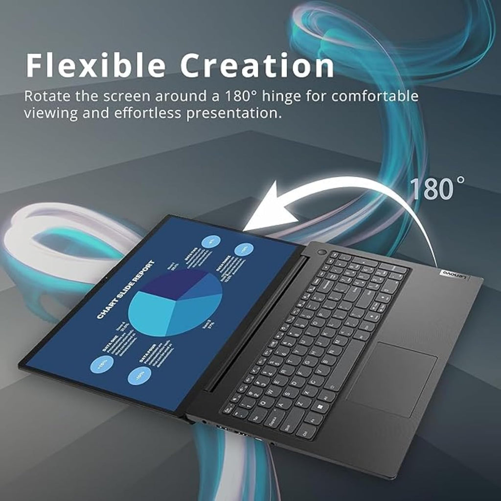 Lenovo V15 AI-Powered Business Laptop • Copilot Ready • 16GB RAM • 256GB PCIe SSD • 15.6 FHD Display w/Low-Blue Light • HDMI • Long Battery Life • Intel Processor • Ethernet Port • Win 11 Pro