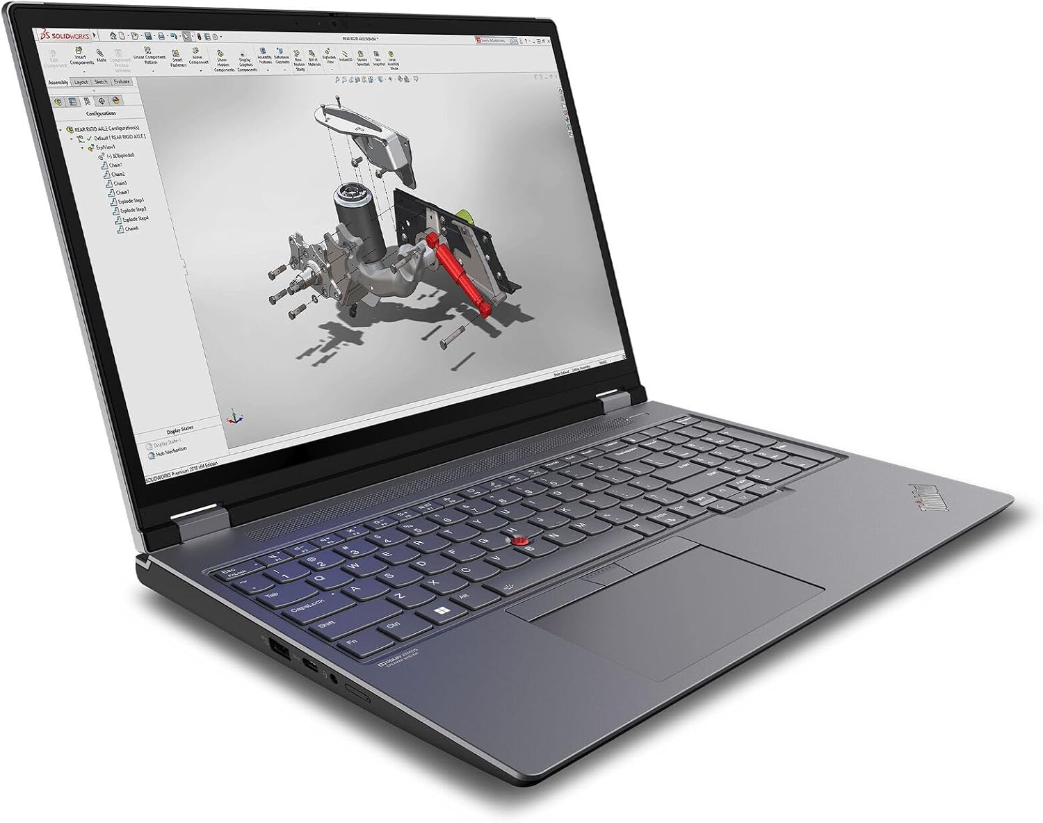 Lenovo ThinkPad P16 Gen 2 Intel Core i9-13980HX, 24C, 16' WQUXGA (3840 x 2400) IPS, 800 nits, 64GB RAM, 1TB SSD, NVIDIA RTX 4000 Ada, Backlit KYB, Fingerprint Reader, Windows Pro