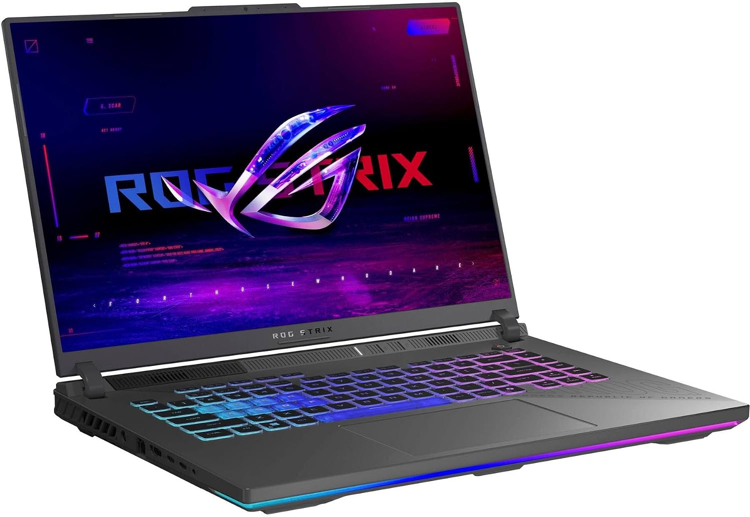 ASUS ROG Strix G16 Gaming Laptop, NVIDIA RTX 5070 Ti(12GB GDDR7), AMD Ryzen 9 8940HX (16 Cores, 32 Threads), 16' WUXGA FHD 165Hz 3ms Display, 32GB DDR5, 1TB PCIe 4.0 SSD, Windows 11 Pro, Accessories
