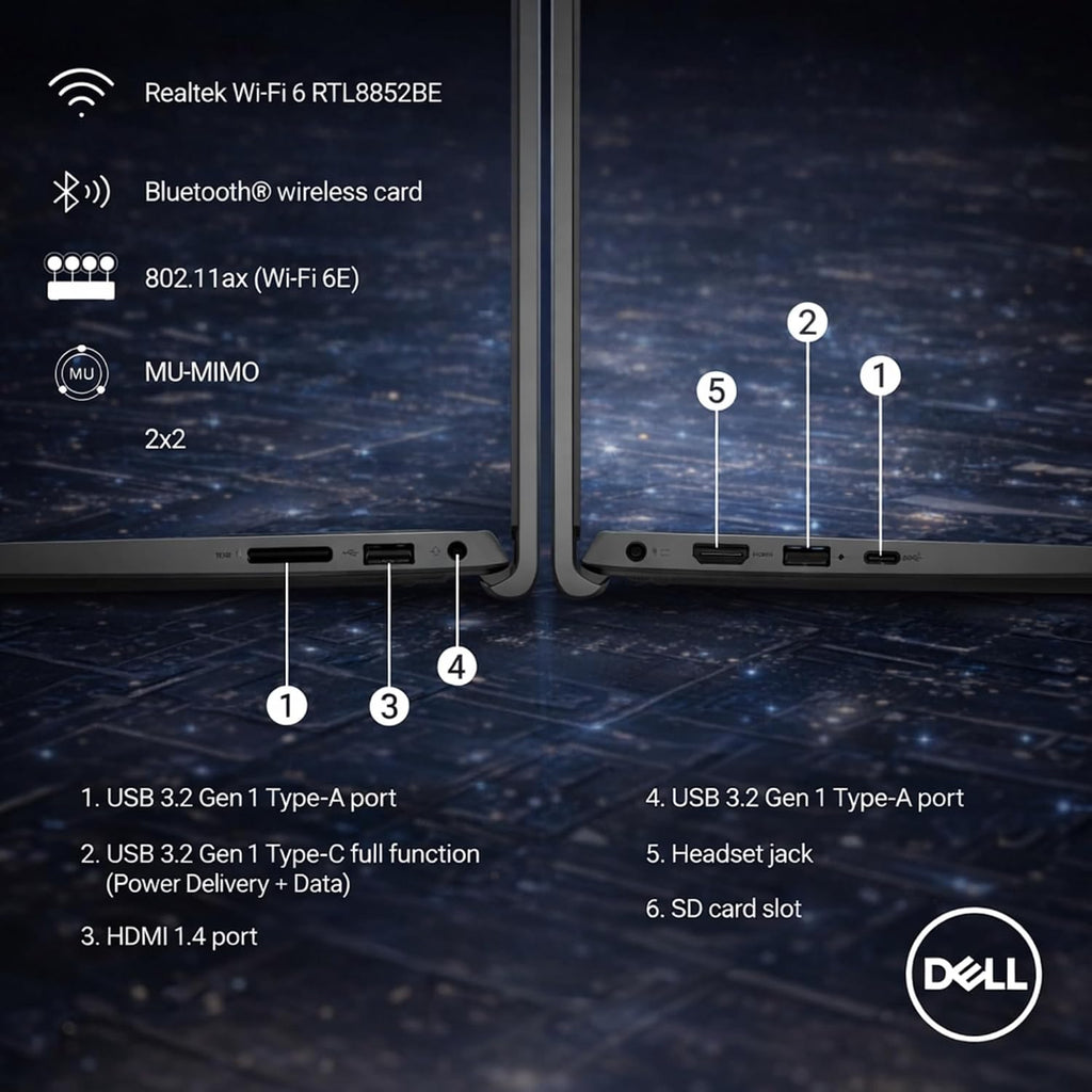 Dell Inspiron 15.6' FHD Touchscreen Business Laptop, 13th Gen Intel Core i5 (Beat i7-1250U), 32GB RAM, 1TB SSD, Win 11, Office 365 for Web, USB-C, no Mouse