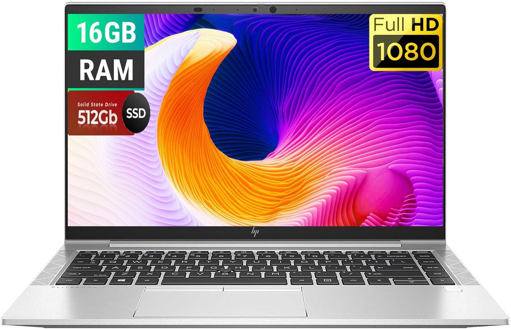 HP EliteBook 845 G8 Business Laptop, 14' FHD(1920 x 1080) Display, AMD Ryzen 5 Pro 5650U Processor 2.3-4.2GHz, 16GB RAM, 512GB SSD, Win 10 Pro, Silver(Renewed)