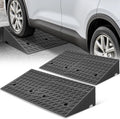 Auto Dynasty Rubber Curb Ramps, 7.9' Lift Height Curbside Driveway Ramp, 4410 LBS/2T Capacity Sidewalk Curb Ramp for Cars Trucks Bikes Motorcycles Wheelchairs, 2 Pack