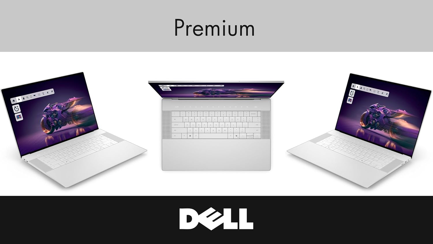 Dell Premium 16 (Previously XPS 16) High Performance Laptop, 16.3' 4K OLED Touchscreen 15th Gen (Intel Ultra 7-255H, 32GB LPDDR5X, 1TB M.2 SSD, GeForce RTX 5050, Fingerprint, Backlit KB, Win 11 Pro)