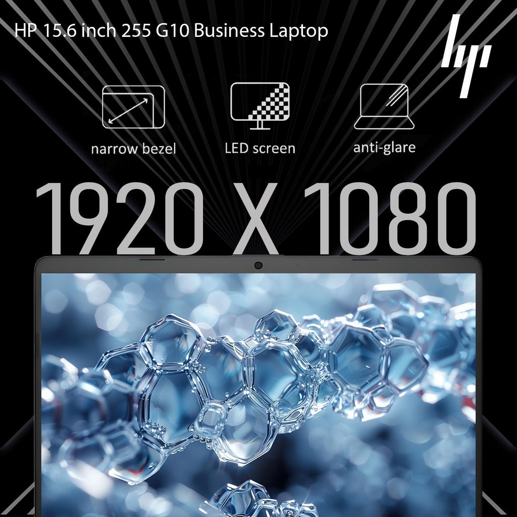HP 2025 Latest 15.6' Business and Student Laptop, AMD Ryzen 5 7530U (Outperforms i7-1165G7), 32GB RAM, 1TB SSD, Ultra Quiet Design, Long Battery Life, Windows 11 Pro with Microsoft Office, WOWPC USB