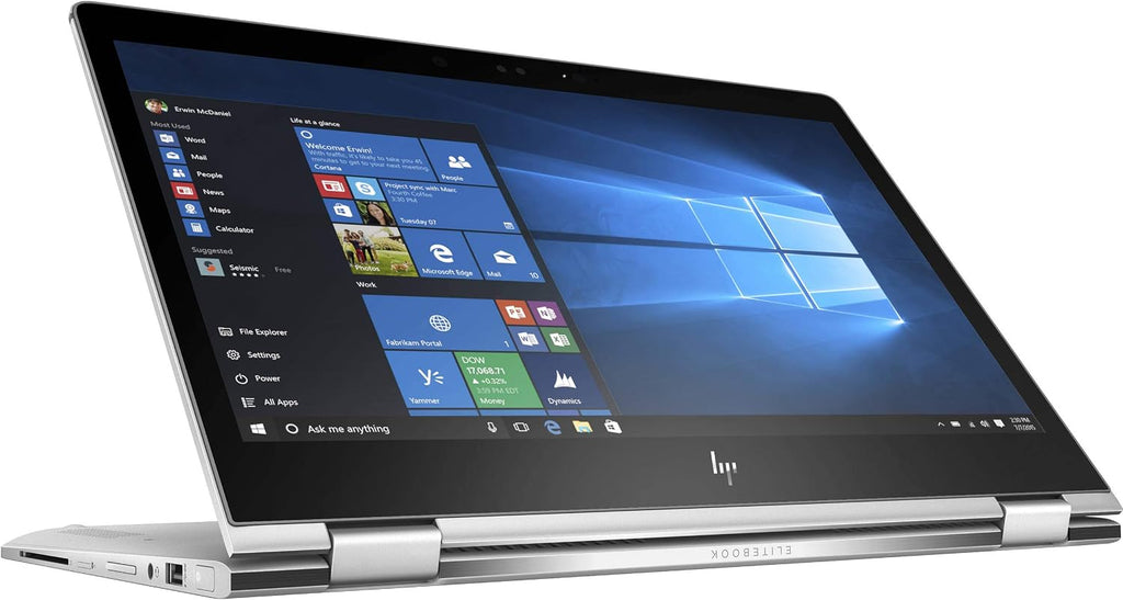 HP Elitebook X360 1030 G2 13.3' Flip Design Notebook, Windows, Intel Core i5 2.6 GHz, 8 GB RAM, 256 GB SSD , Silver (1BS97UT#ABA) (Renewed)