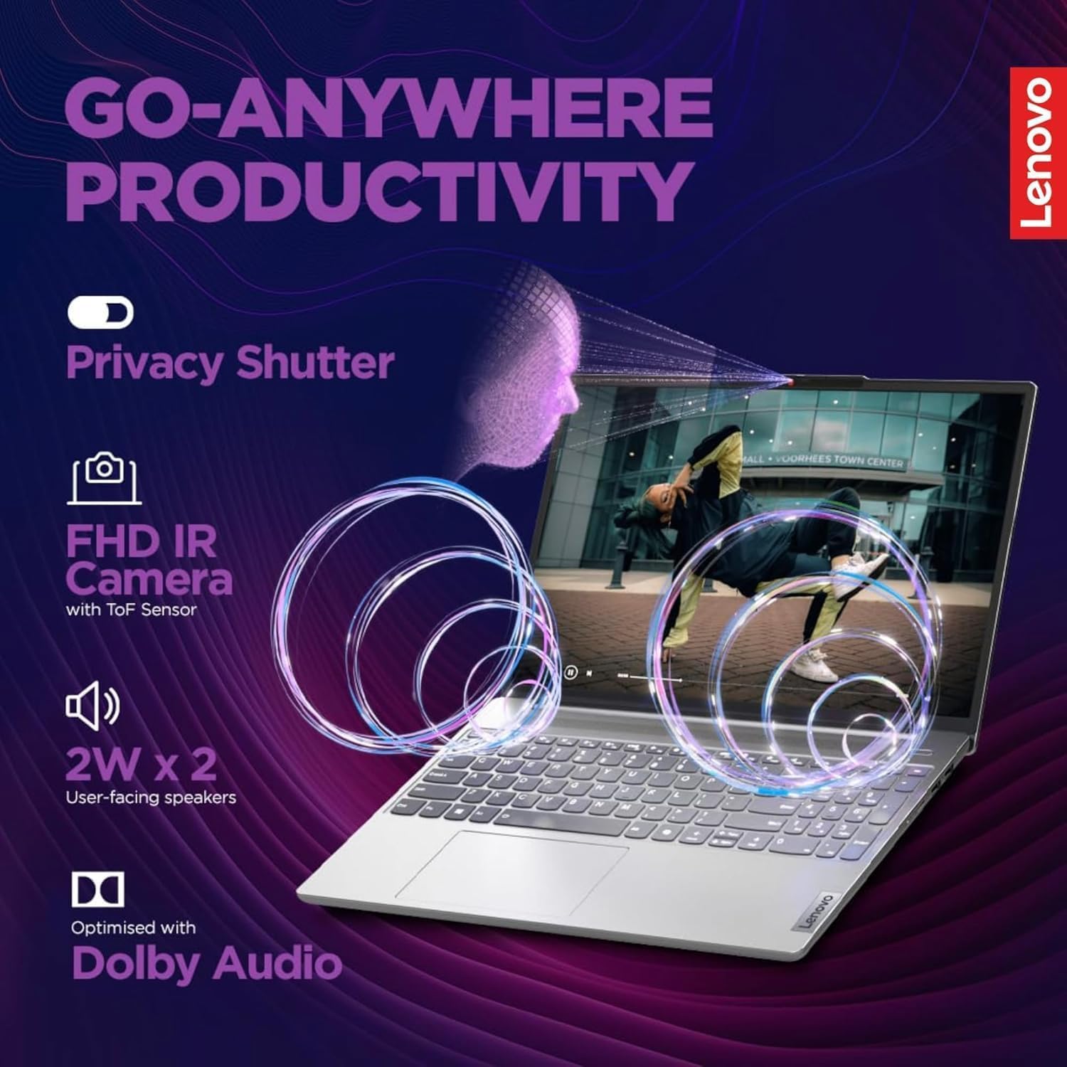 Lenovo 2025 New Touchscreen Laptop • 6-Cores Intel Core i3 • 16GB RAM • 1TB SSD • 15.6 inch FHD (1920 x 1080) Display • Long Battery Life • WOWPC Recovery USB • Windows 11 Pro with Microsoft Office