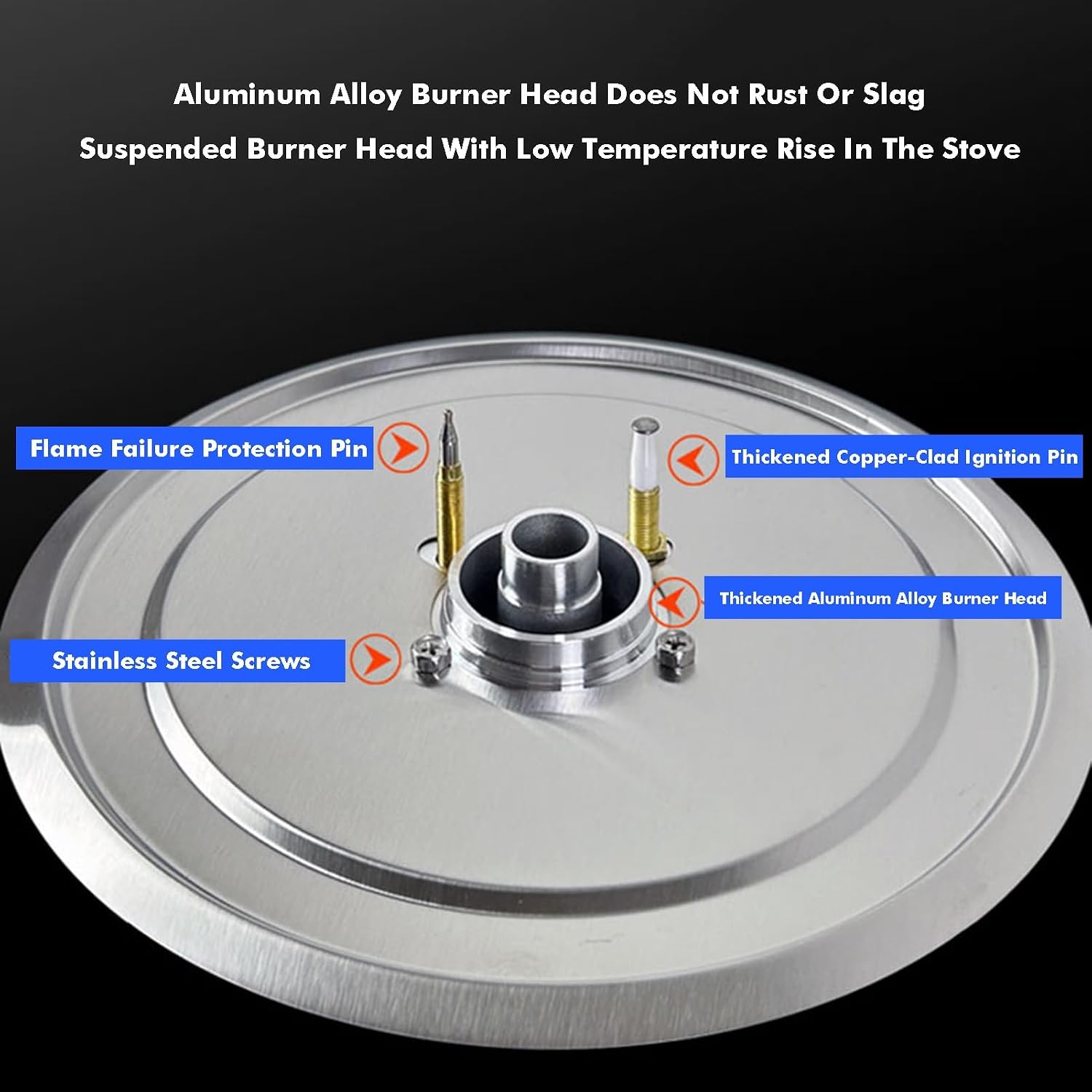 Single Burner Gas Stove,5.2kW Tempered Glass Auto Ignition,LPG/NG Cooktop,with Flameout Protection,for Camping RV Home Outdoor(NG)