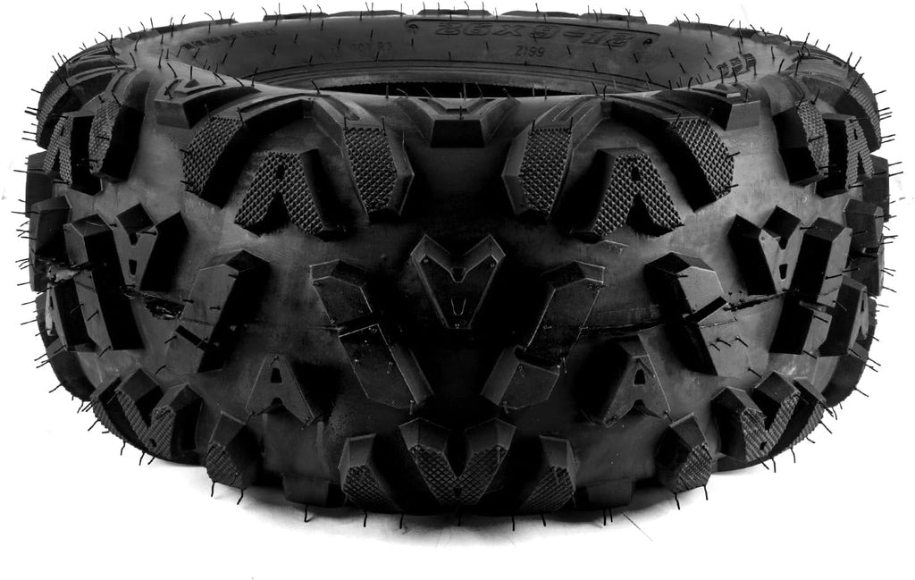KAX 26x9-12 ATV UTV 26x9x12 ATV Mud All Terrain Tire 6PLY,Go Kart Tubeless Tire,Four Wheeler SET of 2