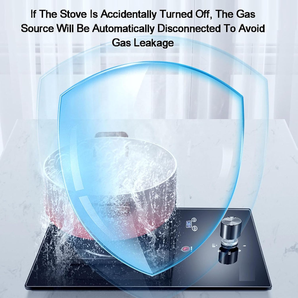 Gas Stove 1 Burner, Propane Cooktop,Portable Gas Cooktop with Thermocouple Protection,Lpg/Ng for Apartments(NG)