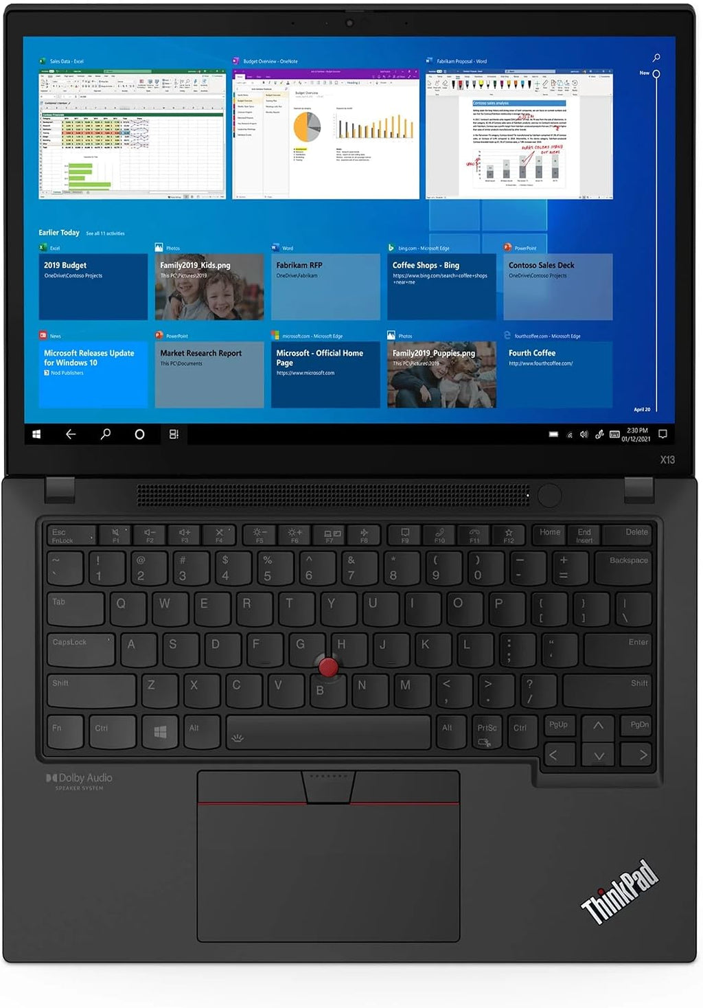 Lenovo ThinkPad X13 Gen 2 FHD Touchscreen Laptop, 11th Gen Intel Core i5-1145G7, 16GB RAM, 512GB SSD, HDMI, Thunderbolt, X13 ThinkPad Laptop Windows 11 Pro (Renewed)