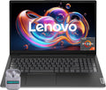 Lenovo 15.6' Business Laptop Computer, Windows 11, 40GB RAM 2TB SSD, AMD Ryzen 7 7730U Processor, AMD Radeon Graphics, FHD 1920 x 1080 Display, SageNova Earphones, Black