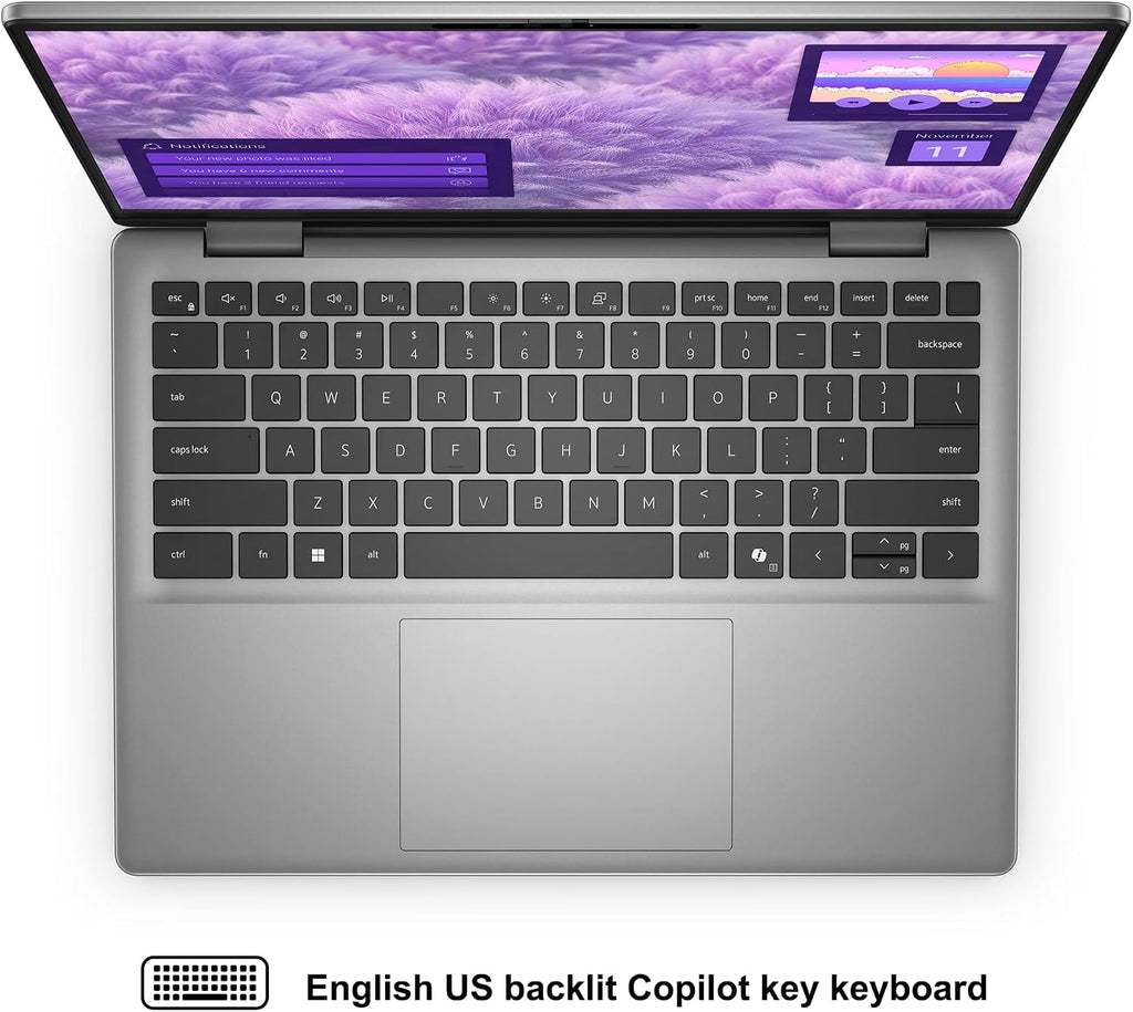 Dell Inspiron 14 5441 Laptop 14' WUXGA IPS Qualcomm 8-core Snapdragon X Up to 45 NPU Tops (Beats i7-1355U) 16GB DDR5 512GB SSD WiFi7 for Creator Business Professional Work Win11