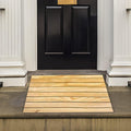 Threshold Solid Wood ramps, for Vehicle ramps, Wheelchair ramps, Threshold ramps, Portable Mobile Non-Slip ramps(30.8 * 30 * 9Cm/12.1 * 11.8 * 3.5In)