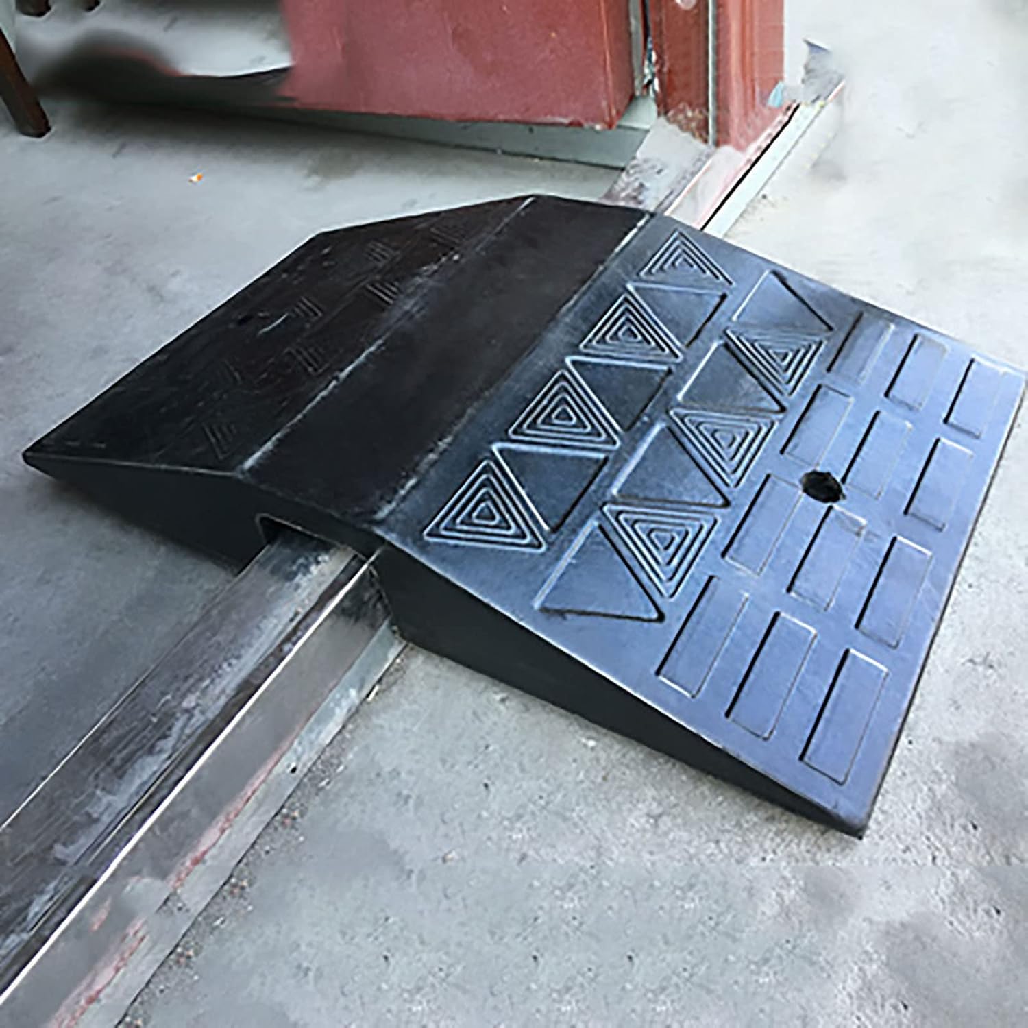 JYDQM Wheelchair Ramp Portable Rubber Ramps for Door Threshold 4. 3 Inch Rise, Portable Entry Ramps for Doorways, Wheelchair Bridge Ramp for Scooter Electric Wheelchairs, YWCG2003647