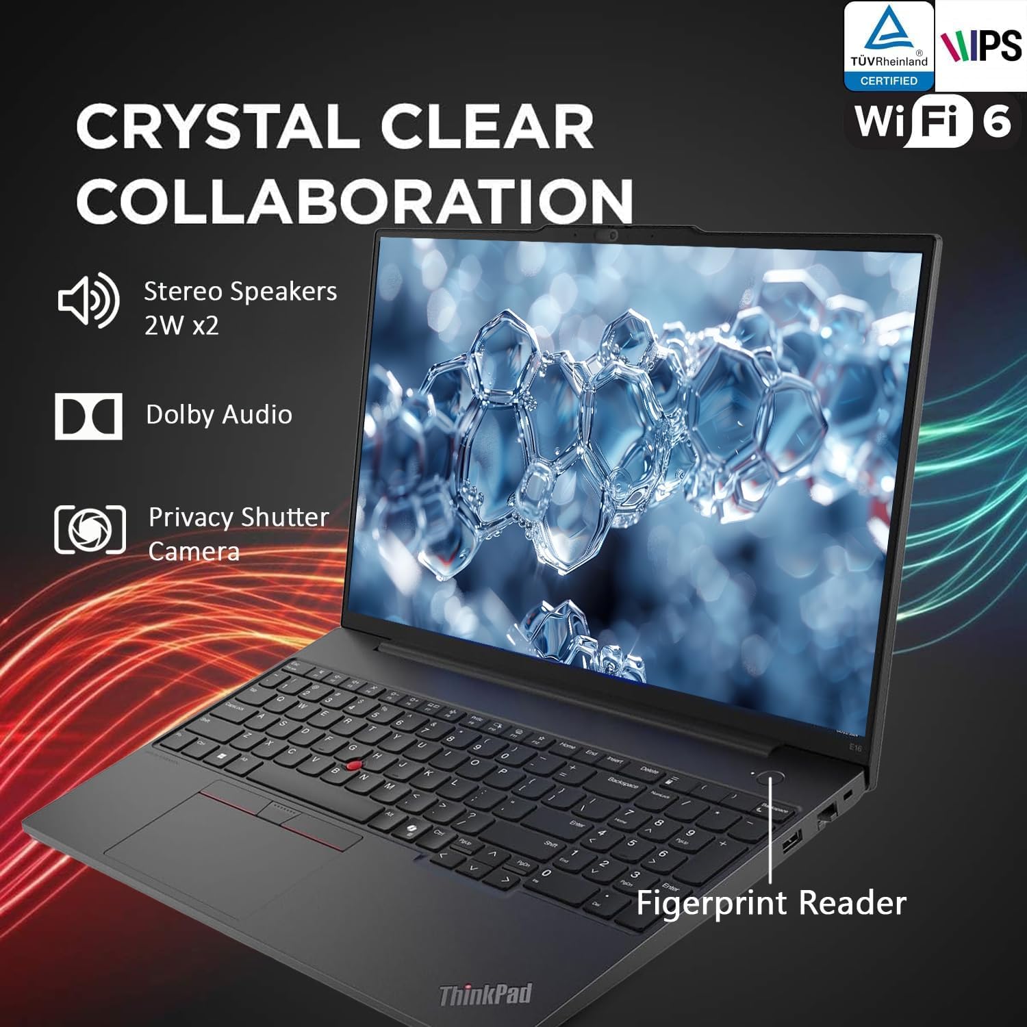 Lenovo 2026 Newly Released 16' WUXGA Thinkpad E16 Business Workstation Laptop, Intel Core Ultra 5 125U(Outperforms i7-1335U), 32GB RAM, 2TB PCIE, Backlit Keyboard, Fingerprint Reader, Windows 11 Pro