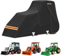 420D Waterproof Tractor Cover, Heavy-Duty All-Weather Protection Tractors Cover for Front Loaders & Backhoes, Compatible with John Deere, Kubota, Mahindra, MF,150' x 75' x 110'