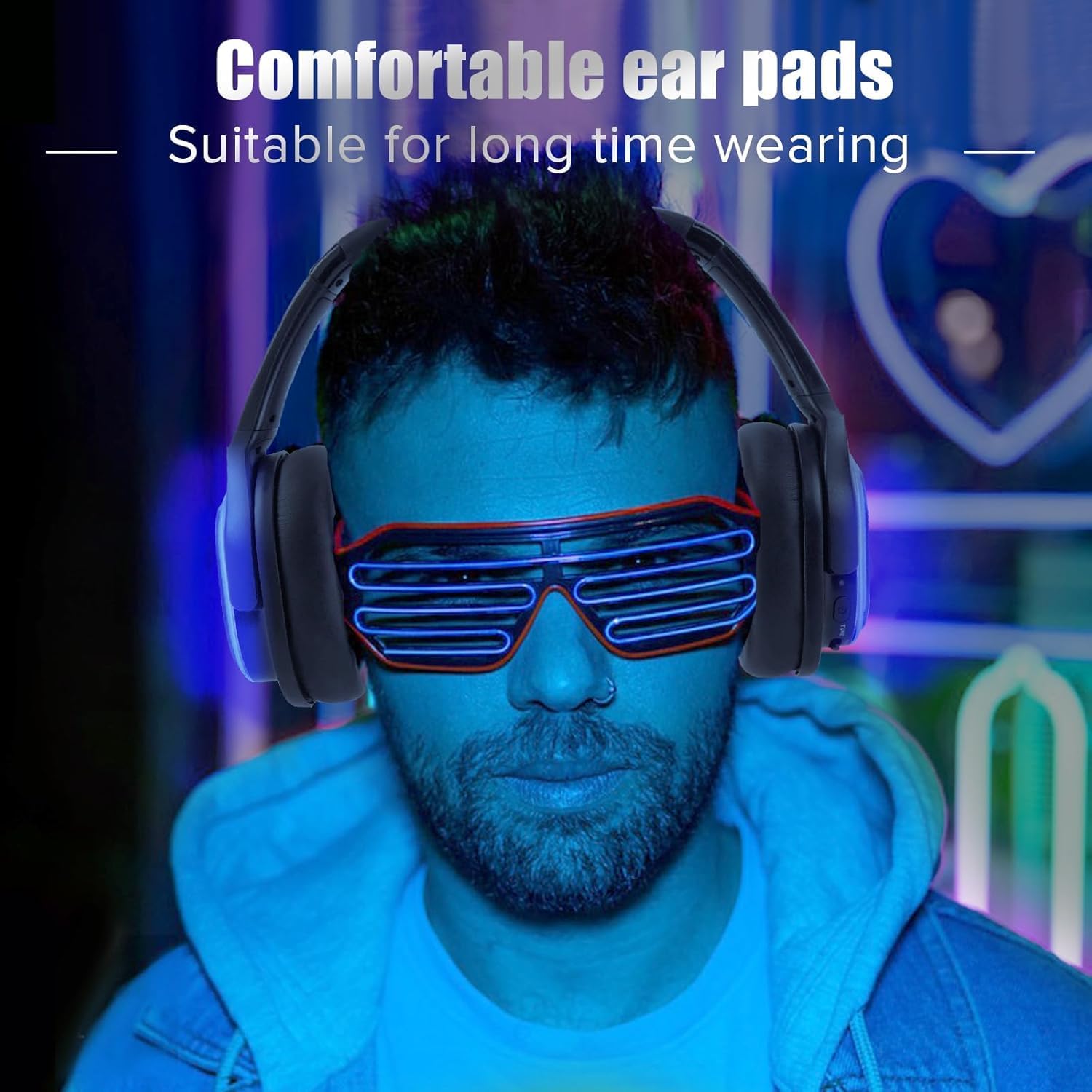Retekess TA003 Silent Disco Headphone System (1 Transmitter)
