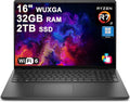 Dell 16 Laptop 16' WUXGA Touchscreen AMD 8-core Ryzen 7 250 32GB DDR5 2TB SSD Backlit ExpressCharge Wi-Fi6 for Creator Designer Business Professional Work Win11Pro