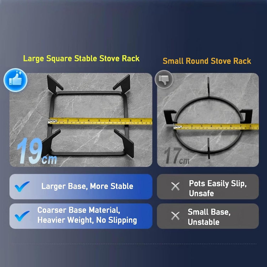 Single-burner Gas Stove,portable Stainless Steel Panel High-fire Stove,embedded Single Stove,for Stewing Frying Stir-frying Steaming or Baking 5.2kw(LPG)