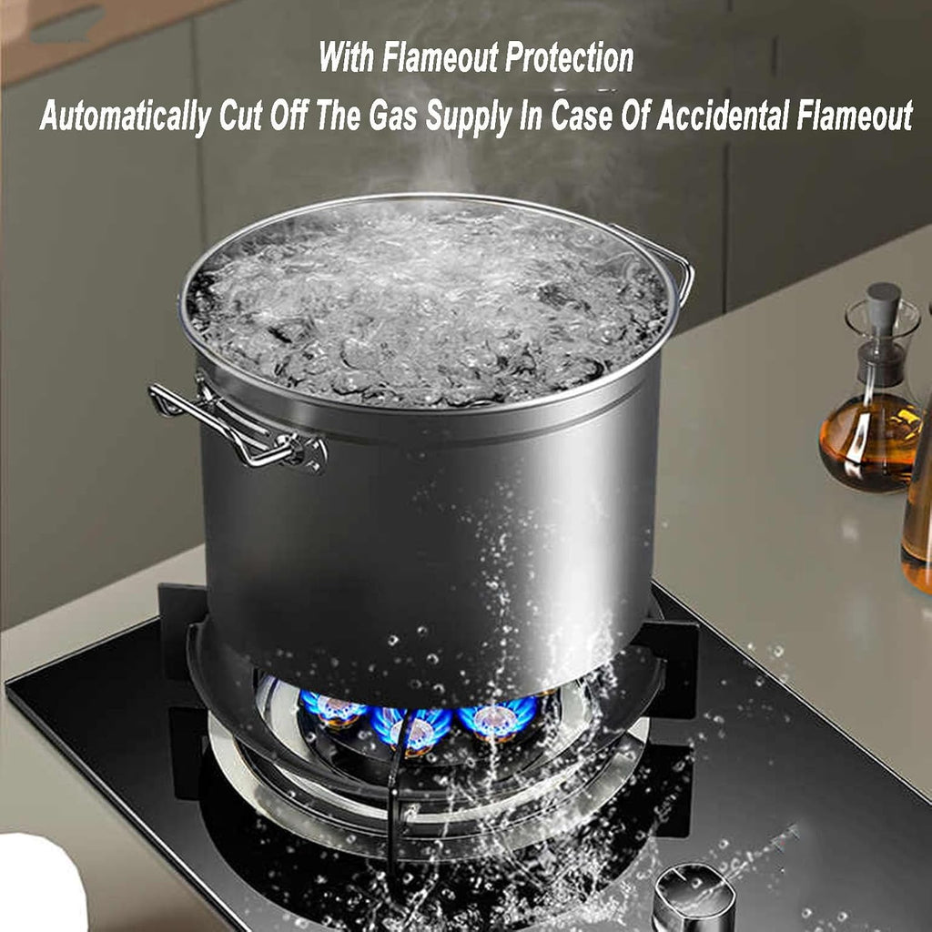 Gas Cooker,Single-Burner Nine-Burner Gas Stove,5.2kW High-Fire LPG Cooker,for Family Restaurants Food Stalls