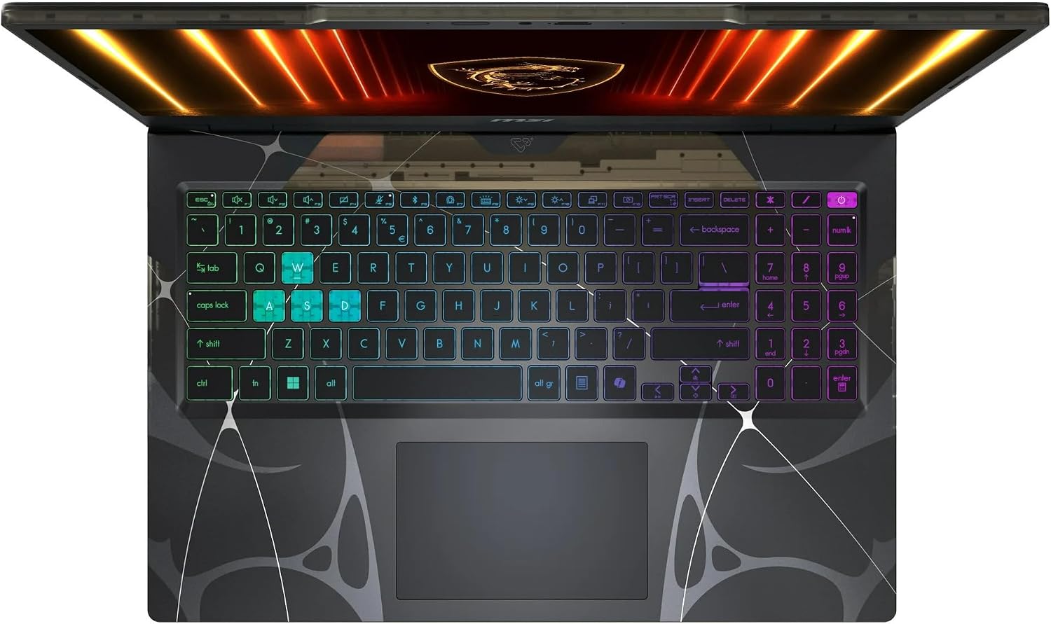 MSI Cyborg 15 B2RWFKG-071US 15.6' Gaming Notebook - Full HD - 144 Hz - Intel Core 7 240H - 16 GB - 512 GB SSD - Translucent Black - Intel Chip - 1920 x 1080 - Windows 11 Home - NVIDIA GeForce RTX 5060