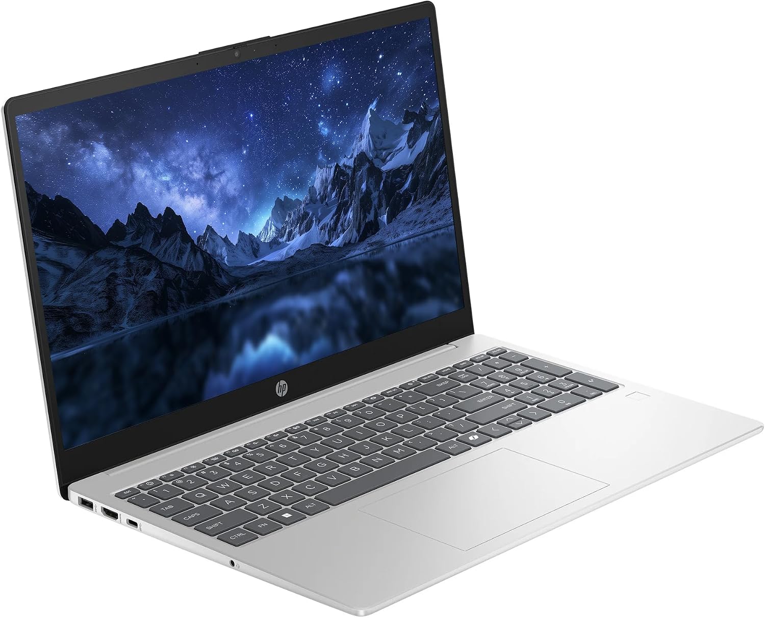 HP 15.6' Business Laptop Computer, Intel Core i5-1334U 10-Core (Up to 4.6Ghz), 32GB RAM 1TB SSD, Fingerprint Reader, Backlit Keyboard, Windows 11, Numeric Keypad, SageNova Earphones, Silver