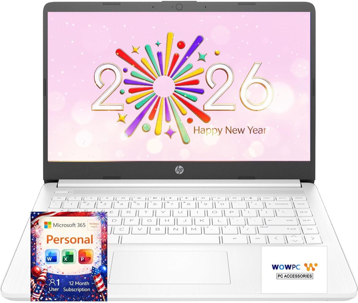 HP Latest Ultrabook Laptop with Copilot AI - 1.7TB Storage - 16GB RAM - Intel Core | Anti-Glare Display, Microsoft Office 365 Included, 1TB OneDrive + 512GB External + 192GB SSD, Windows 11 no Mouse