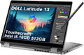 Dell Latitude 13 2 in 1 Touchscreen Business Laptop(13' FHD, Intel 10-Core i5-1335U (> i7-1255U), 16GB DDR5 RAM, 512GB SSD, AES Stylus), Backlit KB, 1080p IR Webcam, Wi-Fi 6E, Win 11 Pro w/AI Copilot