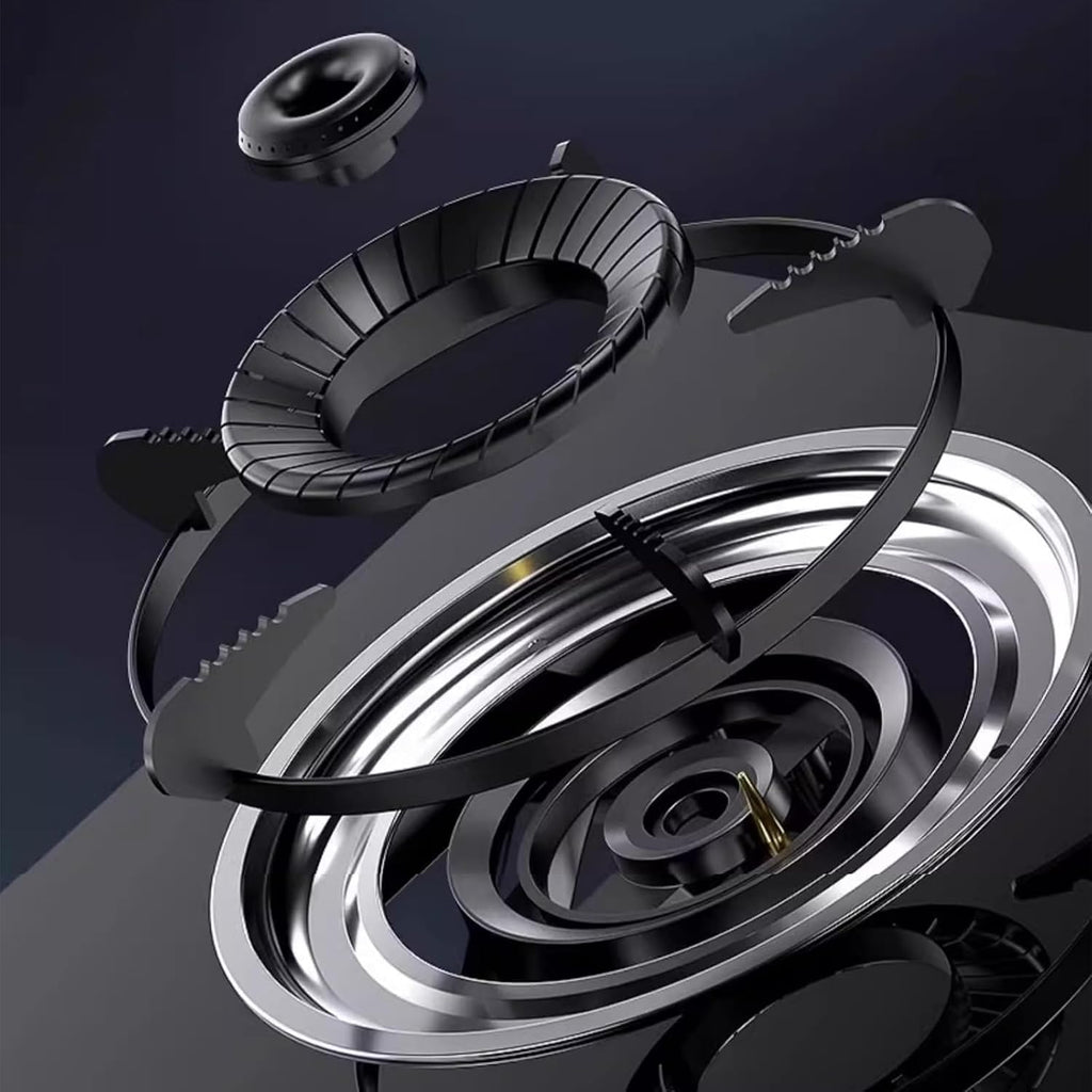 Single Burner Gas Stove,Gas Stove with Supercharged Fire and Tempered Glass,with Thermocouple Protection for Tailgating, Seafood Boil,Home Brewing