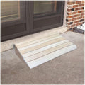 2' 3' 4' 5' 6' Riseanti-Slip Surface Portable Mobile Lightweight Wooden Threshold Ramps, 660Lbs Capacity, for Home/Front Door/Yard/Doorways(15.2x13.8x5.5inch/38.8x35x14cm)