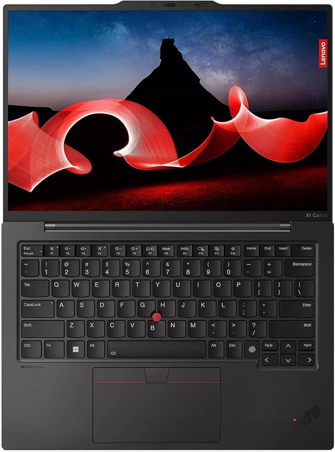 Lenovo Gen 12 ThinkPad X1 Carbon Laptop with Intel Ultra 7 155H Processor, 14' WUXGA 100% sRGB Touchscreen, 32GB 6400MHz DDR5 RAM, 1TB Gen4 Performance SSD, FHD+ IR+ RGB Camera, and Windows 11 Pro