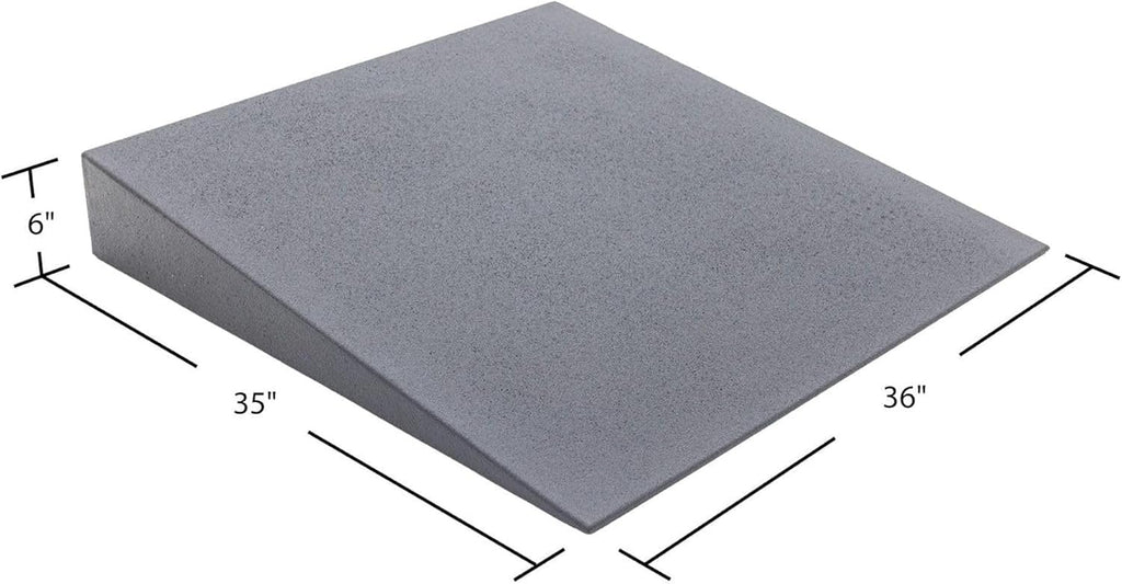 VersaRamp 6' Rise Lightweight Foam Threshold Ramp, Portable Access for Wheelchairs and Mobility Scooters at Doors, Curbs and Steps, 800 Lb Capacity