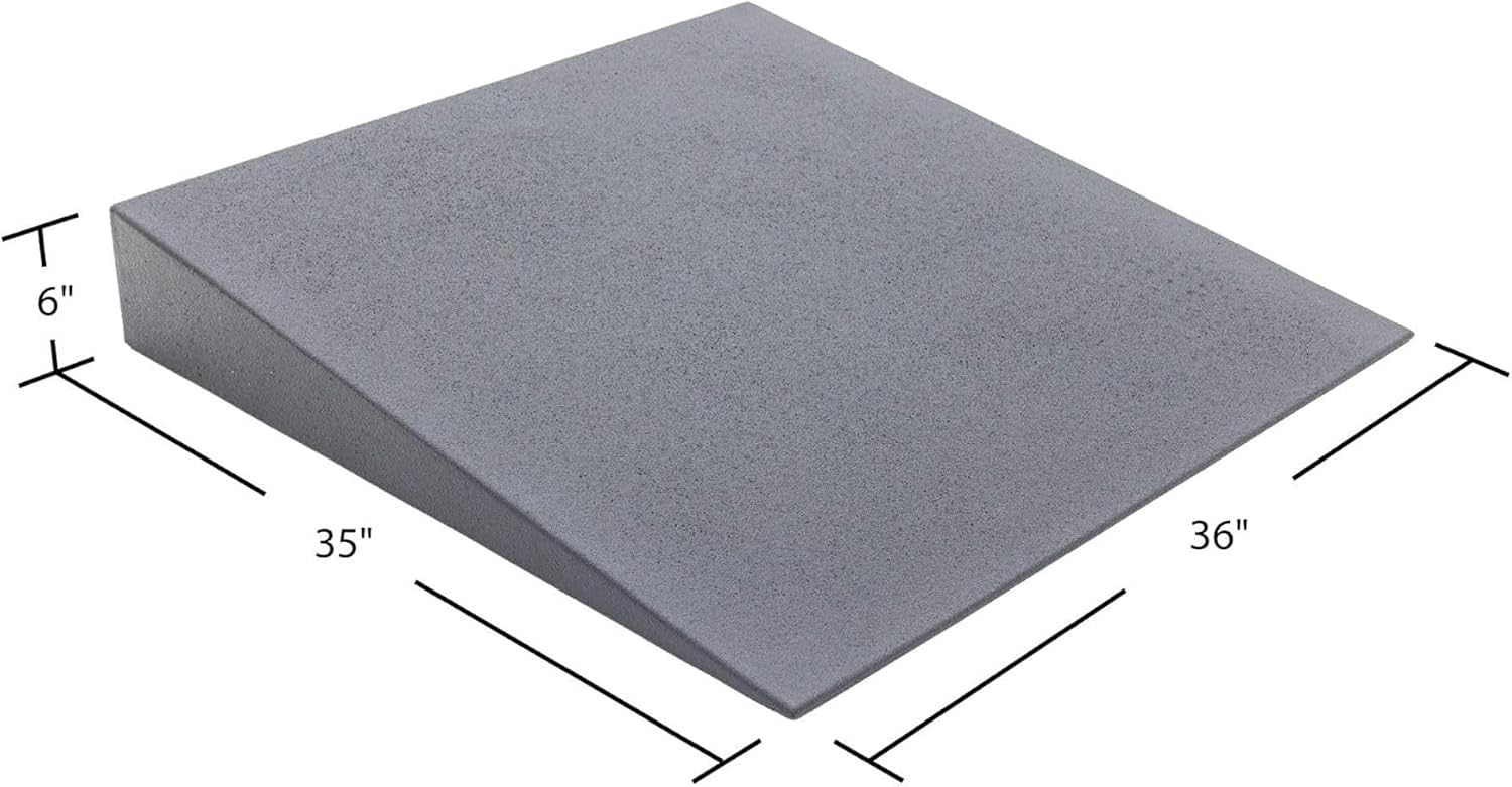 VersaRamp 6' Rise Lightweight Foam Threshold Ramp, Portable Access for Wheelchairs and Mobility Scooters at Doors, Curbs and Steps, 800 Lb Capacity