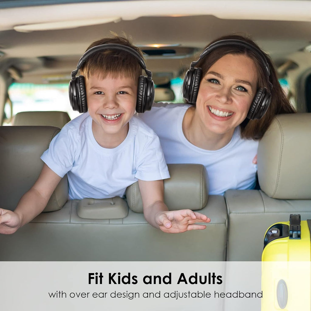 SIMOLIO Wireless IR Headphones for Car DVD and Bluetooth Headphones for Kids, Infrared Headphones Compatible with Honda Odyssey & uConnect VES & Dodge Grand Caravan & Chevy Suburban 2006-2022