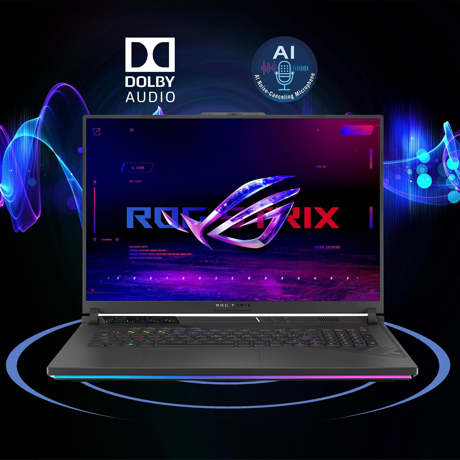 ASUS ROG Strix G18 G814 Gaming Laptop 18' 2.5k (2560x1600) 240Hz (100% DCI-P3, 3ms) AMD 16-core Ryzen 9 9955HX (>i9-14900HX) 32GB DDR5 1TB SSD GeForce RTX 5070 RGB Backlit WiFi6E Win11 ICP Hub