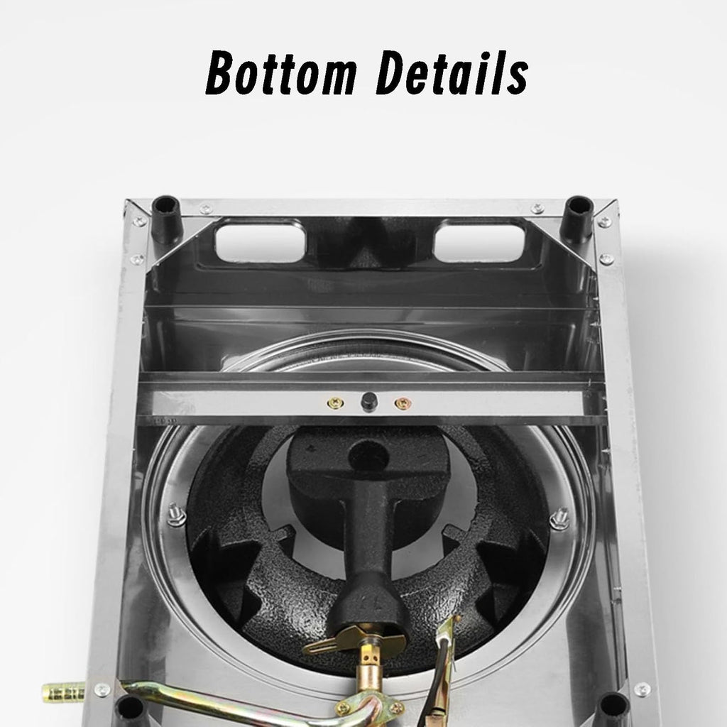 Portable Gas Stove,Cassette Stove,Max 102,360BTU Single Burner Cassette Stove Piezo-Ceramic Ignition for Car Travel Home and Apartment