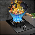Gas Stove 1 Burner,Countertop Stove 5.2KW,Tempered Glass Dining Table Cooking,with Flameout Protection Device,Gas/LP Gas Conversion Stove(NG)