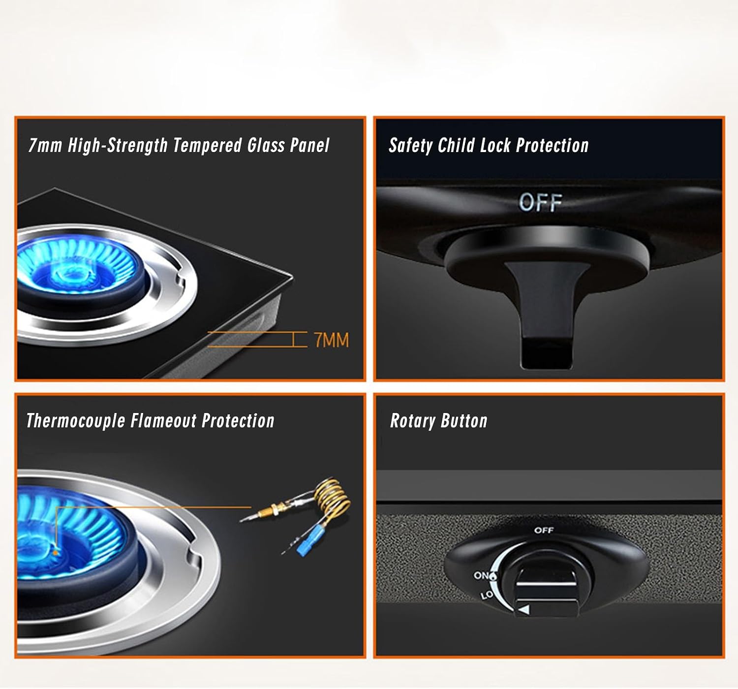 Cassette Stove,Portable Gas Stove,Max 13648BTU Single Burner Cassette Stove Piezo-Ceramic Ignition for Camping Cooking Car Travel Home and Apartment (Color : LPG)