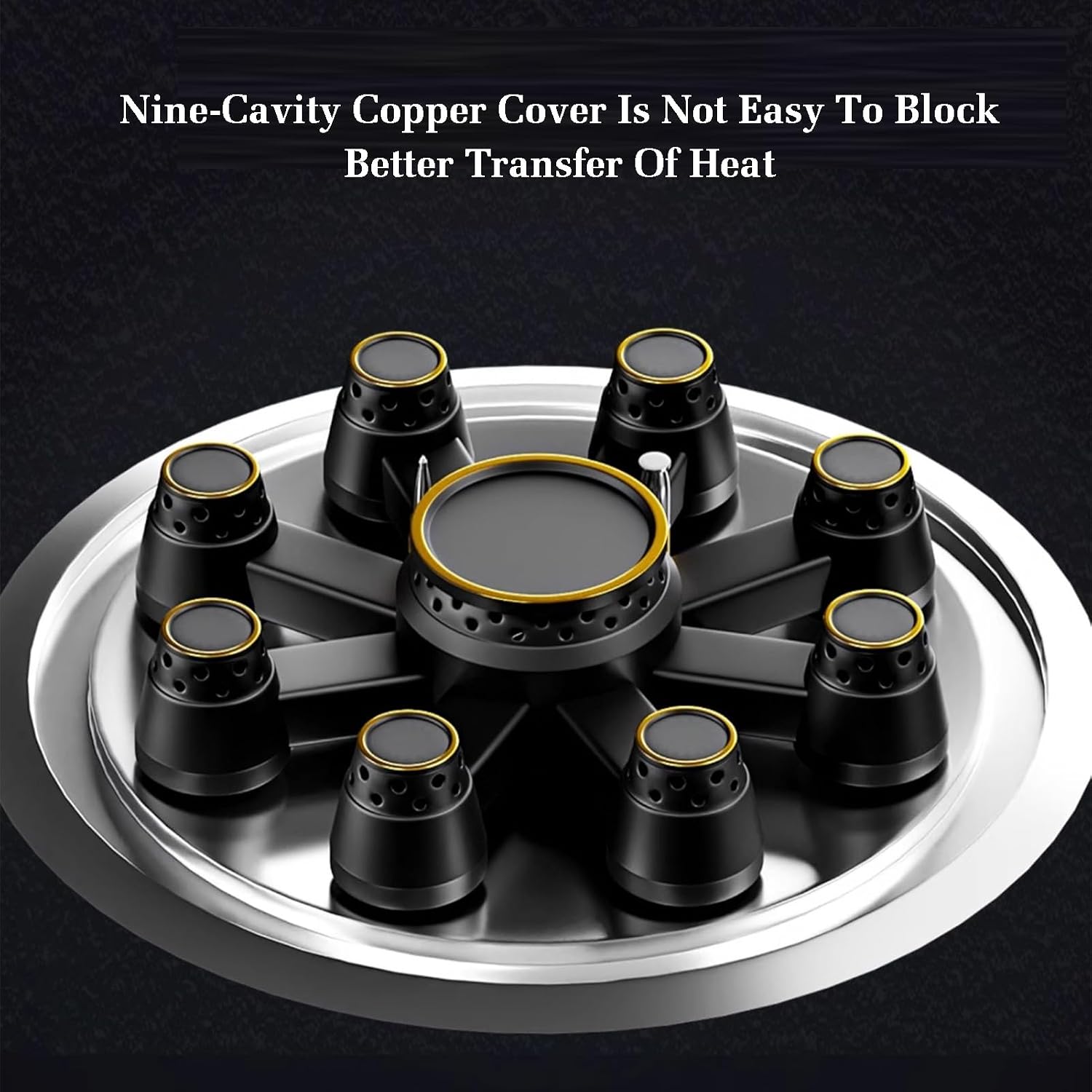 Gas Stove 1 Burner,Portable Gas Stove,Gas/LP Gas Conversion Stove,Tempered Glass Cast Iron Pot Rack,with Flameout Protection,for Home Kitchen(LPG)