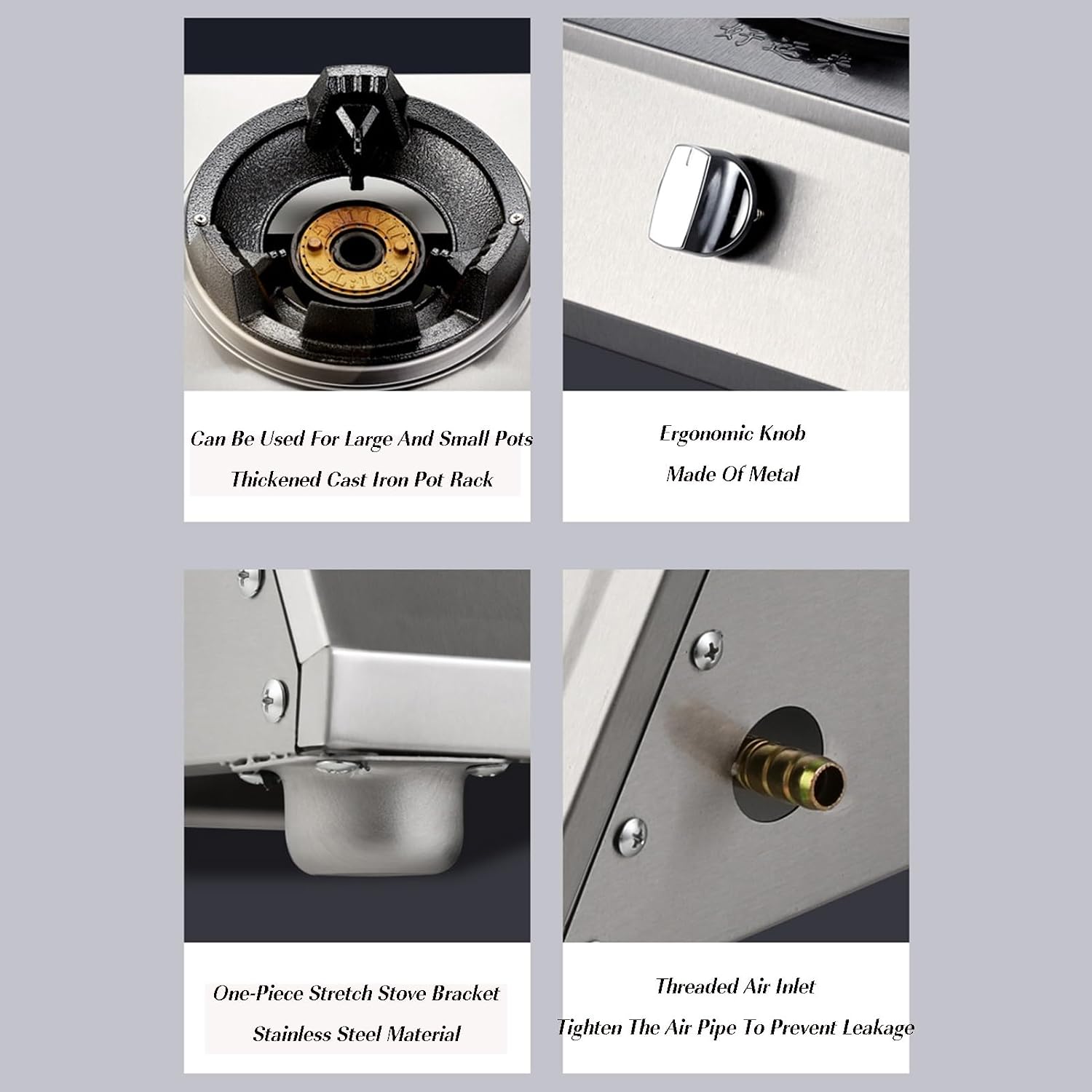 Single Burner Gas Stove,Medium and High Pressure Cast Iron Stove,with Thermocouple Protection,High Pressure Single Propane Burner,for Restaurant,fome