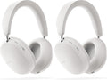 Sonos Ace | Noise Cancelling Wireless Over-Ear Headphones with Bluetooth, 30-Hour Battery Life, Spatial Audio, Dolby Atmos, Dynamic Head Tracking - White (Pack of 2)