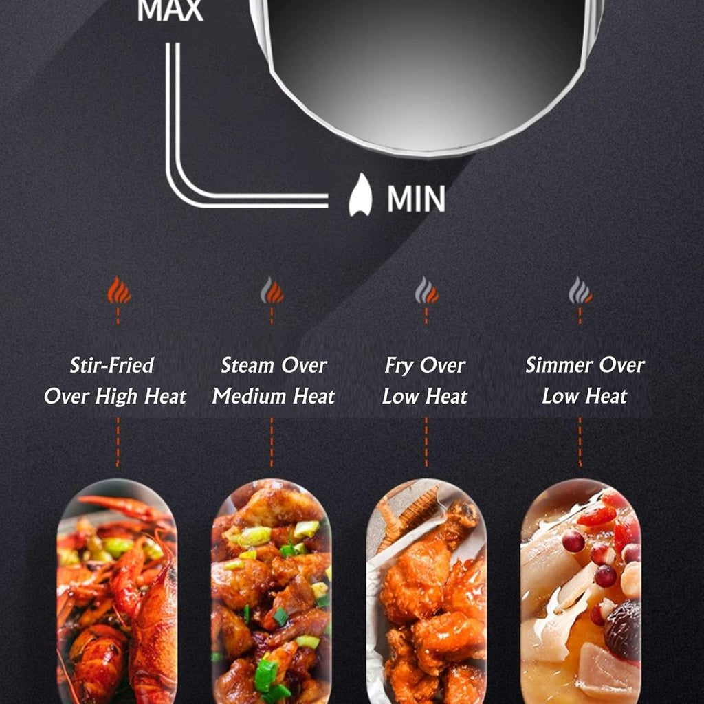 Portable Gas Stove with 2 Burners, 5.2KW-13 Cavity Wok Burner, Silver Tempered Glass Cooking Top, with Flame Failure Protection Device (Size : NG)